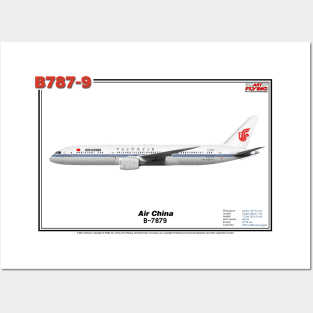 Boeing B787-9 - Air China (Art Print) Posters and Art